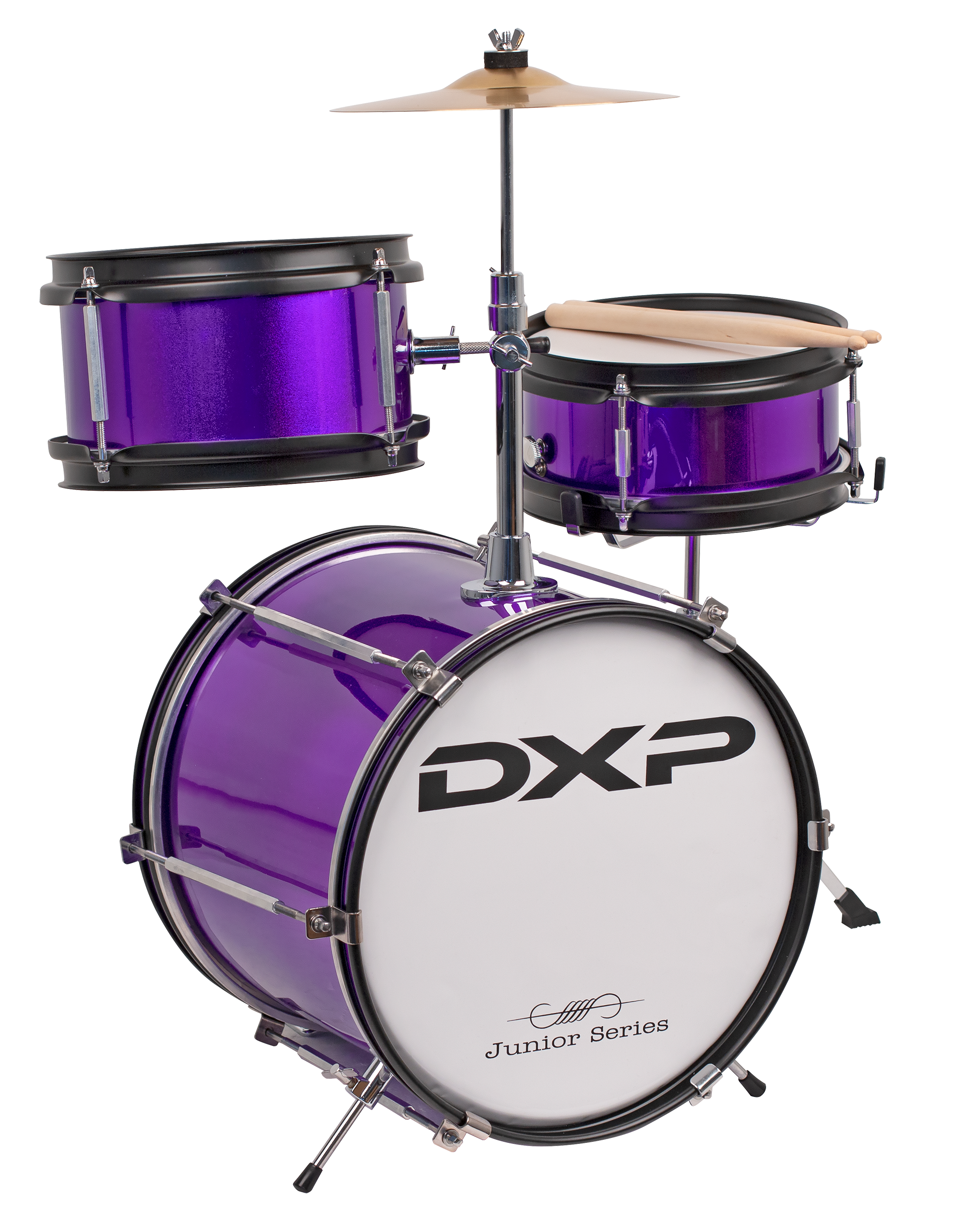 DXP | TXJ3PL | 3 Piece Junior Drum Kit Package | Purple DXP | TXJ3PL | 3 Piece Junior Drum Kit Package | Purple